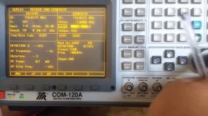 Operación del monitor de servicio ifr com 120A parte 3