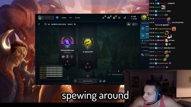 Tyler1 Ego DESTROYED by a Fan in Voice Chat смотреть онлайн