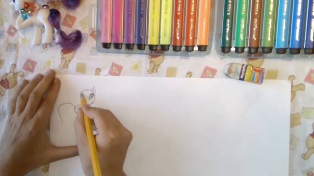 Как нарисовать пони Рарити!!! смотреть онлайн