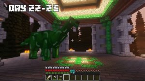 I Survived 1000 Days as DINOSAURS in HARDCORE Minecraft!