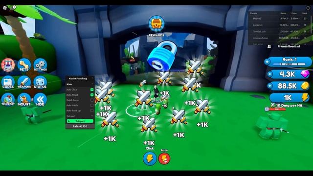 Roblox Master Punching Simulator Script - Auto Farm GUI & More смотреть онлайн