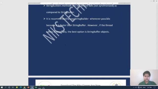 JAVA COURSE (PART - 21) Immutable String and difference b/w StringBuffer & StringBuilder (PART- B)