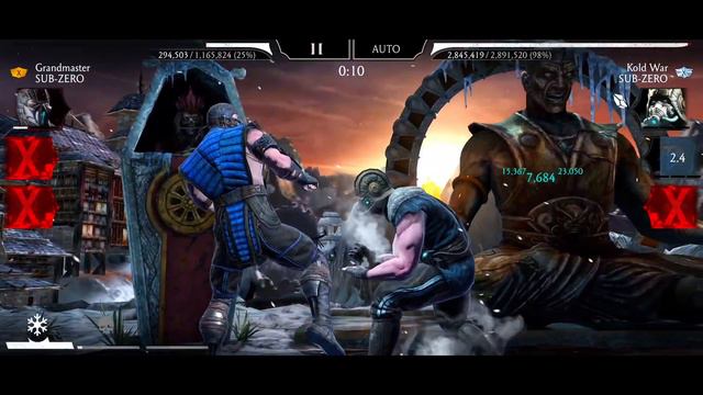 WINTER TOWER FINAL BOSS VS INSANE GOLD SUBZERO TEAM + REWARDS . Mortal Kombat Mobile