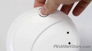 First Alert 7010B Hardwired Photoelectric Smoke Alarm with Battery Backup