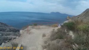 СПУСК НА АГАТОВЫЙ ПЛЯЖ. ОРДЖО. КРЫМ.