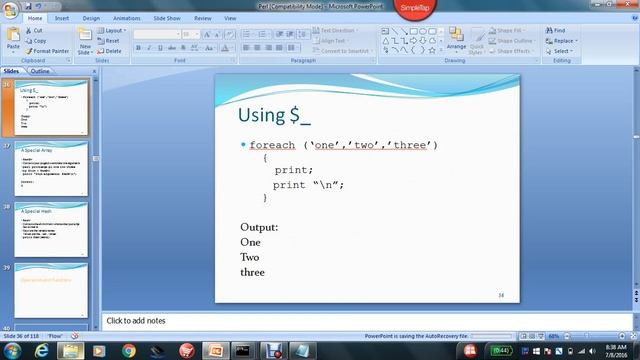 Perl Script Basic Tutorial 10 Default Variable смотреть онлайн