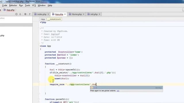 PHP MVC Application in hindi Part(3 of 6) смотреть онлайн