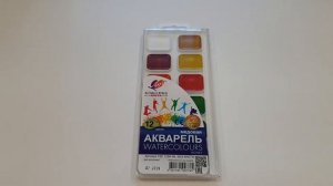 Краски акварель медовая 12 цв. Классика 19с1286-08, без кисти