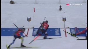 Биатлон. Чемпионат мира в Оберхофе, Германия. Мужчины. Гонка преследования.12.02.2023