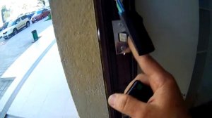 Установка замка Шериф 3В