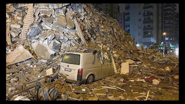 Мощное землетрясение в Турции 2023