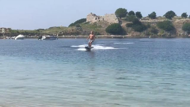 JetSurf на пляже Торони Греция 11 сентября 2017 #Винский смотреть онлайн