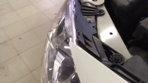 Ssang Yong Actyon тюнинг фар диодные линзы