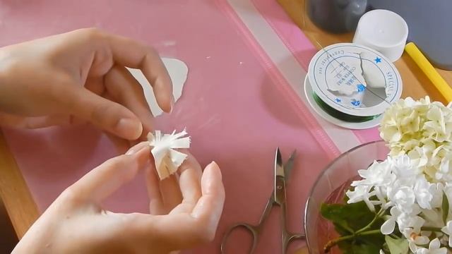 Мастер класс - махровая сирень из холодного фарфора или полимерной глины