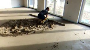 Полусухая стяжка пола, выравнивание. СтройЛидерПро