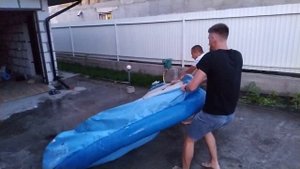 3 в 1 Как спускать бассейн, мыть двор, и поливать цветы