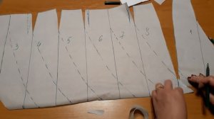 Юбка Годе 8-ми клинка спиралевидная. Моделирование и раскрой.mp4