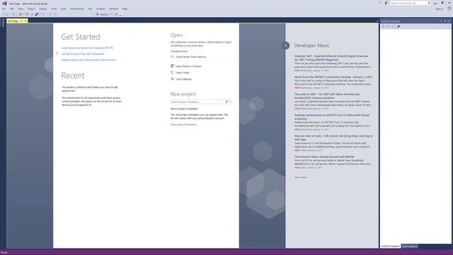 Dot Net Core - Installing 2017 and Getting Started