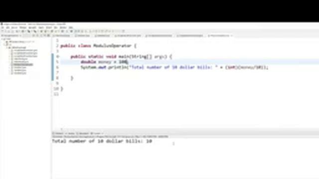 Java Converting cash to denominations of 100, 50, 20, 10, 5, 1 смотреть онлайн