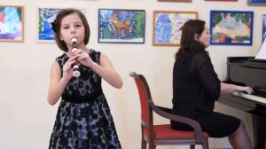 Эвелина Горх соло блокфлейта  сопрано 9 лет ДШИ 1 Томск Дж Перголези Сицилиана 1 файл