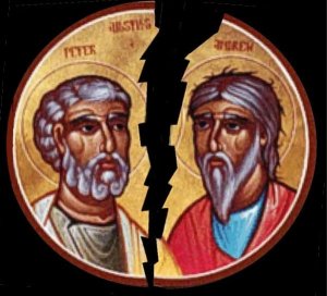 Великий  раскол Христианской Церкви в Европе или Великая схизма