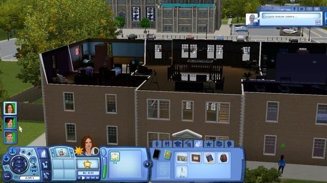 Let's play The Sims 3 Студенческая жизнь -2- Поступление и халява смотреть онлайн