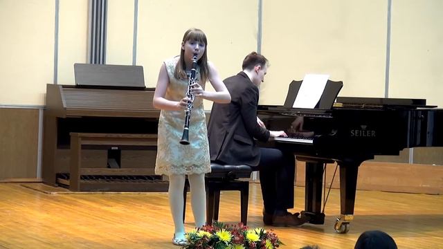 Mekhonoshina Sofia, clarinet, 12 years old - C. Rose "Fantasie and Rondo", op.34 by Weber смотреть онлайн