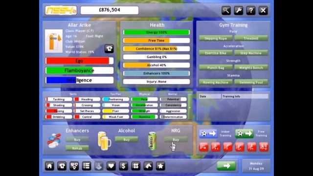 New Star Soccer 2010 PC 2009 Gameplay смотреть онлайн