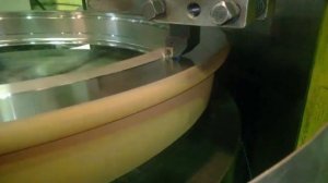 Обработка бандажа на токарно-карусельном станка 1516ф3 с ЧПУ Fanuc