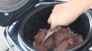 Вкусная картошка с фаршем в мультиварке