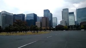 Прогулка вокруг Императорского Дворца в Токио.