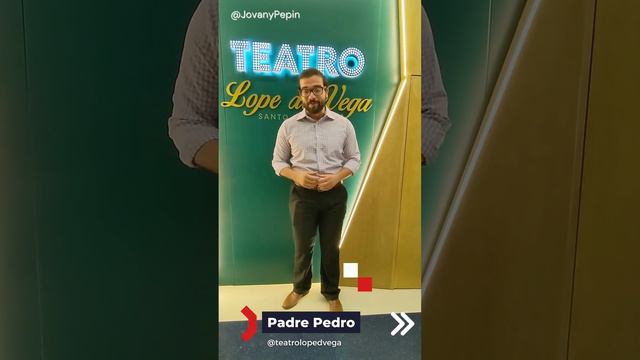 Jovany Pepin los invita a descubrir su secreto en la obra de teatro "Padre Pedro" este 12 de mayo