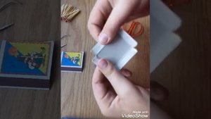Как сделать тонкий  коробок для спичек