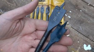 Перьевые сверла Dewalt