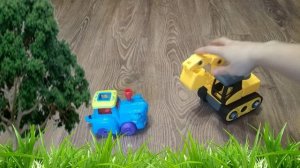 сборник серий синий трактор по полям