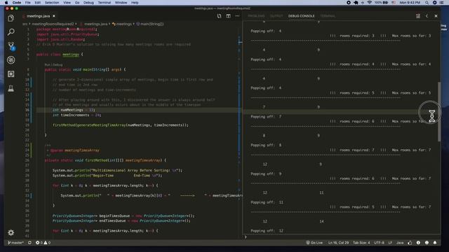 Algorithm that uses Java PriorityQueue смотреть онлайн