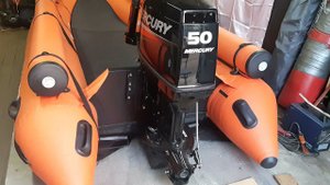 Солар 430sjt. Примерка мотора и доп. аксессуаров