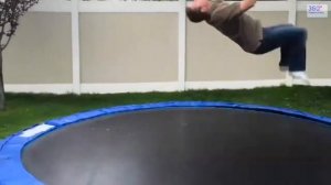 Прыжки на батуте для, начинающих новичков. Приколы