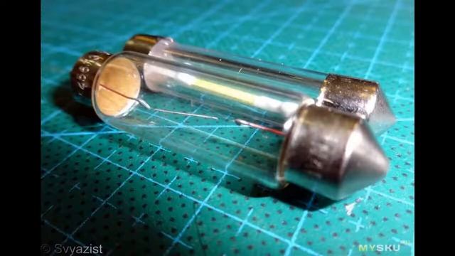 LED лампы AutoLeader C5W и T10: размеры и проверка яркости | #Обзор смотреть онлайн