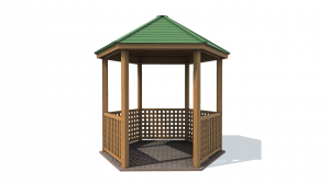 3D model. Park arbor A. Беседка.