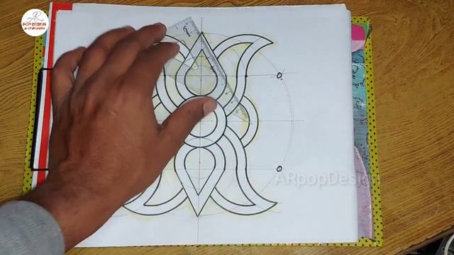 How To Drawing Lotus Flower 🌺 कमल फूल डिजाइन Pop False Ceiling By ARpopDesign смотреть онлайн