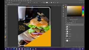 Social Media Banner Design For Food | in Adobe Photoshop CC 2018 | Storm Brain