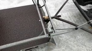 мотобукс Егерь на подпружиненный склизах