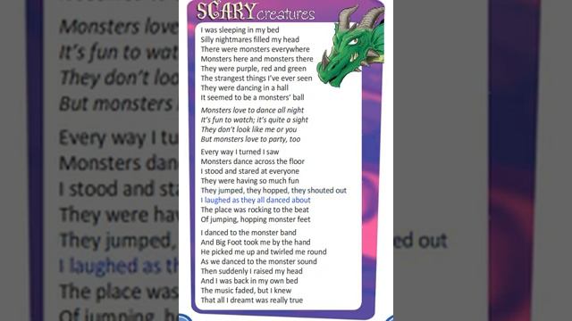 Scary Creatures (Text) Excel 9 Module 5 смотреть онлайн