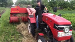 Пресс Подборщик Welger 41 и минитрактор синтай 220