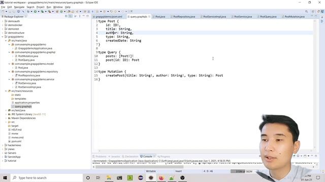 создаем GraphQL Server на Spring Boot смотреть онлайн