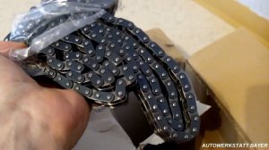Цепь ГРМ на Мерседес W210 - М112 мотор, подготовка к замене Die Kette auf М 112 Motor,