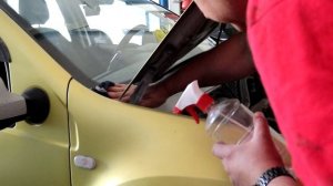 Установка жабо без скотча на Рено Дастер