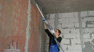 Механизированная штукатурка стен