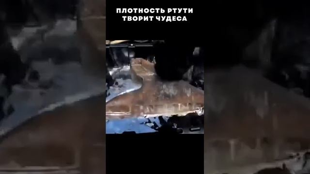 Плотность ртути творит чудеса